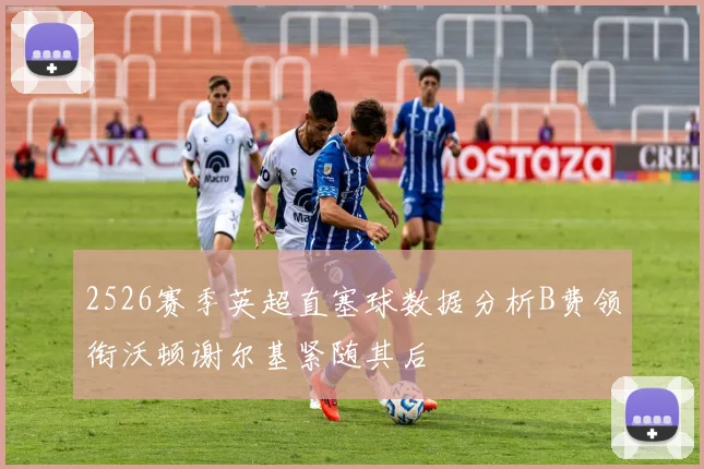 2526赛季英超直塞球数据分析B费领衔沃顿谢尔基紧随其后